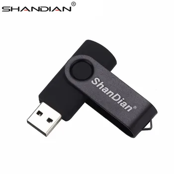 SHANDIAN wholesal emetal USB 2.0 Flash disk, USB Flash Disk, Mikro kartice memory stick za Telefon, U Disk pendrive 4 GB/16GB/32GB/64GB