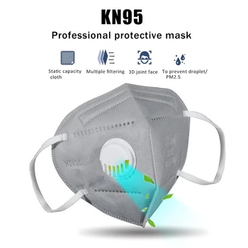 5-100 Masko 6 Plasti FFP3 Obrazne Maske KN95 Filter Maske, Maske Zaščito Maska za Prah FFP2 Usta Masko Mascarillas Masko Tapabocas