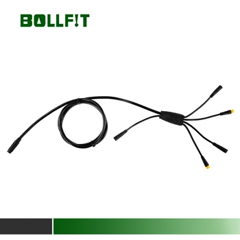 BOLLFIT Ebike 1 v 5 Bus Kabel Nepremočljiva 5: 1 Žice Conect Za Električno Kolo Krmilnik Luči Ebrake Dušilke Zaslon
