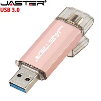 JASTER OTG Usb Stick Type C Pero Disk 128 GB, 64 GB, 32 GB, 16 GB, USB Flash Drive 3.0 Hoge Snelheid Pendrive voor Tip-C Apparaat