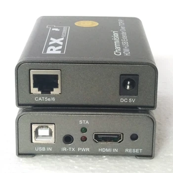Charmvision IPKVM-120HU 120 m IP, USB, HDMI KVM Extender preko TCP IP z IR daljinski nadzor KVM prek STP UTP cat5e cat6 kabel