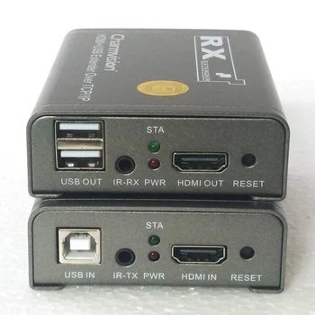 Charmvision IPKVM-120HU 120 m IP, USB, HDMI KVM Extender preko TCP IP z IR daljinski nadzor KVM prek STP UTP cat5e cat6 kabel