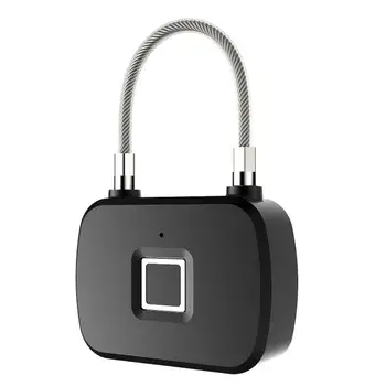 L13 Mini Odklepanje Polnilna Smart Lock Brez Ključa Prstnih Zaklep Proti Kraji Varnostno Ključavnico, Vrata Prtljage Zaklepanje
