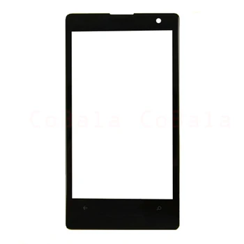 10Pcs/Veliko Original Črno Za Nokia Lumia 1020 Sprednje Steklo 4.5