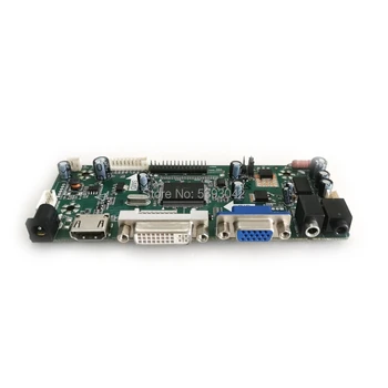 Fit LP156WH2 (TL)(Q1)/(TL)(Q2)/(TL)(ZK)/(TL)(QB) 1366*768 WLED LVDS LCD-plošča 40-Pin VGA DVI M. NT68676 krmilnik odbor kit