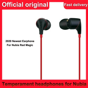 Original najnovejši Za Nubia Temperament slušalke Slušalke, mikrofon in-ear slušalke za Pametne telefone, Namenjen za Rdeče čarobno 5G