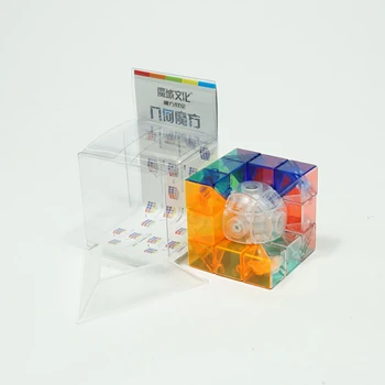 MoYu Mofangjiaoshi Geometrijo Kocka Čudno Obliko Geo Kocka Hitrost Puzzle Izobraževalne Igrače Za Otroke, Tri Slog Geo Magic Cube