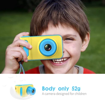 Otroci Mini Digitalni Fotoaparat 2 Palca Risanka Srčkan Fotoaparat Igrače Otrok Darilo za Rojstni dan 1080P Otroci Izobraževalne Igrače, Fotoaparat
