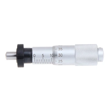 Visoka Kakovost Srebro Obseg 0-13mm Krog Iglo Vnesite Orodje za Ukrep Knurled Prilagoditev Gumb Mikrometer Glavo Merjenje