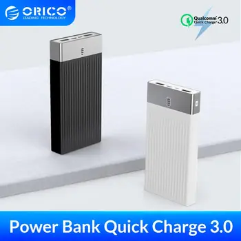 ORICO Moči Banke 10000mAh QC 2.0 3.0 PD 3.0 Zunanje Baterije Banka 18W Hitro Polnjenje Powerbank Za Mobilni Telefon Za Macbook