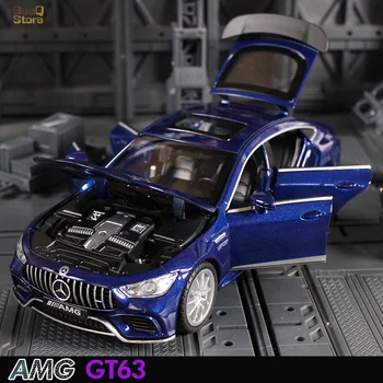 1:32 Simulacije Zlitine Igrača Avto Diecast AMG GT-63 S Športni Avto Model Vozila Avto 1/32 Dekoracije z zvočnimi in svetlobnimi Odprtih Vrat