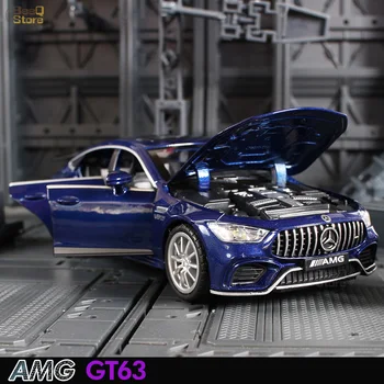 1:32 Simulacije Zlitine Igrača Avto Diecast AMG GT-63 S Športni Avto Model Vozila Avto 1/32 Dekoracije z zvočnimi in svetlobnimi Odprtih Vrat