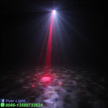 13W LED Luč Disco Glasbe Fazi Osvetlitev DJ RG Laser Čarobno Žogo Lučka Zvok Vključen Projektor Učinek Svetlobe Za Božični Zabavi