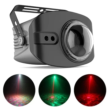 13W LED Luč Disco Glasbe Fazi Osvetlitev DJ RG Laser Čarobno Žogo Lučka Zvok Vključen Projektor Učinek Svetlobe Za Božični Zabavi