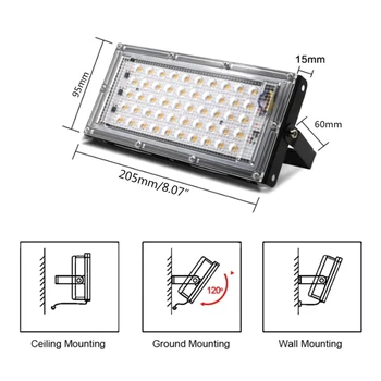 50 W UV Žarnico za Dezinfekcijo Domov LED Ultravijolično Protibakterijskim Razkuževanje Luči Dropshipping