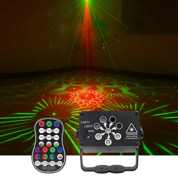 240 Vzorcev LED Razsvetljavo RGB Laser Projektor Disco Party Klub DJ Luči
