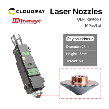 Ultrarayc 10pcs Laserski rezalni Nastavek Dia.28mm & 32mm Eno Plast/Dvojne Plasti za Raytools Precirec WSX Bodor Glavo Moskvi Pošlji