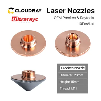 Ultrarayc 10pcs Laserski rezalni Nastavek Dia.28mm & 32mm Eno Plast/Dvojne Plasti za Raytools Precirec WSX Bodor Glavo Moskvi Pošlji