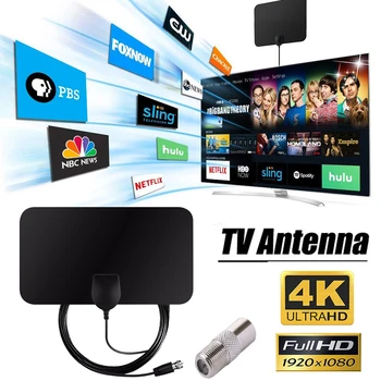 980 Km HD TV Antene Zaprtih Mini HD Digitalni TV Antena Dom Avdio In Video oprema Oprema za DVB-T2