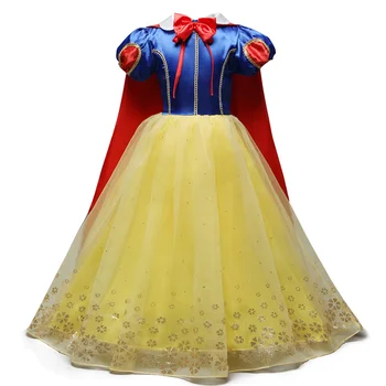 Disney Baby Dekleta Oblačenja Malo Princesa Obleke Lepoto Jasmina Malčka Obleko Cosplay Kostum Elsa Ana Otrok Stranka Oblačila