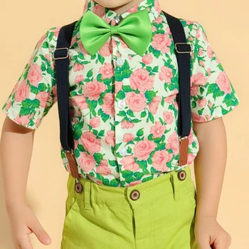 Baby Boy Oblačila 3PCS Poletje Malčka Obleke korejski Moda Otroke Kratek Sleeve Majica+Hlače Majhni Otroci Oblačila Sklop BC1183