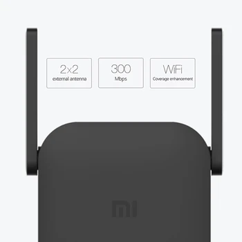 Xiaomi WiFi Usmerjevalnik Ojačevalnik Pro 300M Omrežja za razširjanje Signal Repetitorja Prekrivni Brezžični Range Extender 2 Zunanje Antene