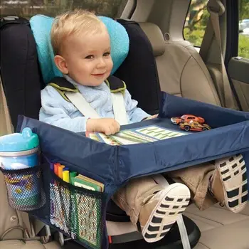 Otroški Avto Sedež Pladenj Za Shranjevanje Prenosni Baby Tabela Nepremočljiva Zložljive Dojenček Voziček Imetnika
