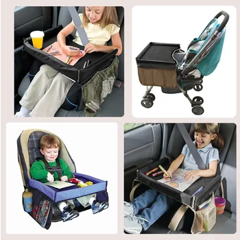 Otroški Avto Sedež Pladenj Za Shranjevanje Prenosni Baby Tabela Nepremočljiva Zložljive Dojenček Voziček Imetnika
