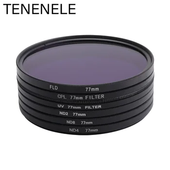 TENENELE 49 52 55 58 62 67 72 77 82 MM ND2/ND4/ND8/FLD/CPL/UV Zaščito Kamere Filtri Set Za Sony, Nikon Canon Objektiv Pentax Filter