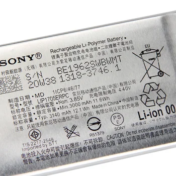 Originalni Nadomestni Sony Baterija Za SONY Xperia 5 LIP1705ERPC Pristno Baterijo Telefona 3140mAh