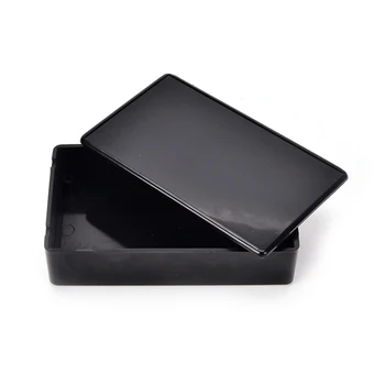 5 KOS Novo 100x60x25mm Plastike Elektronskih Projekta Black Box DIY Ohišje Instrumenta Primeru Dobave Električne