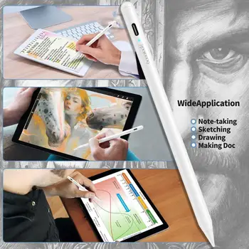 GOOJODOQ Svinčnik Pisalo za iPad z Plam Zavrnitev & Tilt Sensor, Za Apple Svinčnik 2 1 Stlyus Pisalo za iPad 2018 2019 2020 Zraka 4
