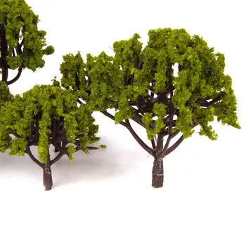 20pcs Model Vlak Pokrajino Pokrajina Dreves, 3CM-8 CM Obsega Model Igrače za Otroke, Otroci Poroke Diorama Miniature