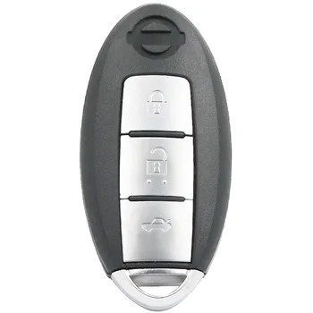 3 Gumbi, Smart Remote Key Fob Stavec 433MHz s 47 Čip Za Nissan Teana 2013-FCC ID:KR5S180144014