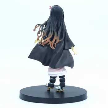 16 cm Anime Demon Slayer Kimetsu ne Yaiba slika Kamado Tanjirou Nezuko PVC Dejanje Slika Bojevnik Model Figuals Igrače Darila