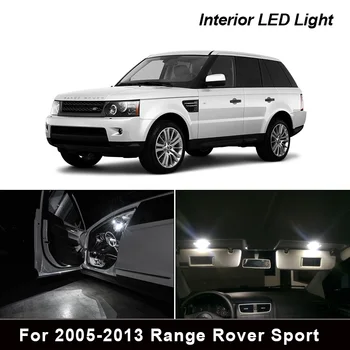 28x Napak registrske tablice lučka + notranjosti žarnice LED Branje svetlobe celoten komplet za 2005-2013 Land Rover za Range Rover Sport