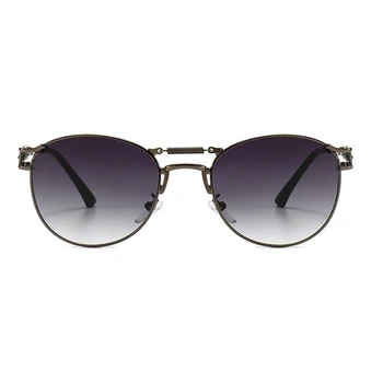 2020 Luksuzne blagovne Znamke Modno Oblikovanje Steampunk sončna Očala Moški Ženske Letnik Gradient Kovinski Pomlad Okvir sončna Očala Za Žensko UV400