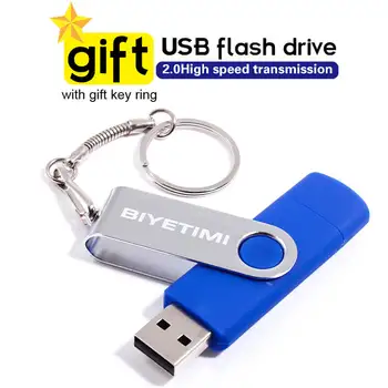 Biyetimi Multifunkcijski USB Flash Drive 2.0 otg pendrive 64gb cle usb флэш-накопител ključek 16gb 32gb 128G Pen Drive za telefon