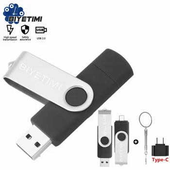 Biyetimi Multifunkcijski USB Flash Drive 2.0 otg pendrive 64gb cle usb флэш-накопител ključek 16gb 32gb 128G Pen Drive za telefon