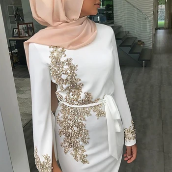Eid Abaya Dubaj Turčija Muslimansko Obleko, Hidžab tam kaftan Caftan Marocain Islamska Oblačila za Ženske Ramadana Obleke Islam Haljo Vestidos
