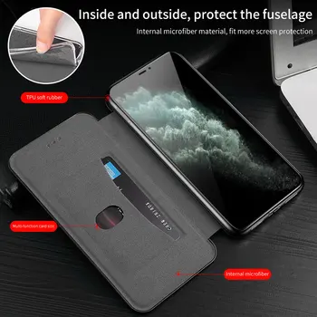 Usnjena torbica Za Xiaomi Redmi Opomba 8T 8A 8 7 7A 6Pro A2 Lite Redmi 5 Plus Mi 9T Pro Magnetic Flip Denarnico, Telefon Kritje Funda Coque