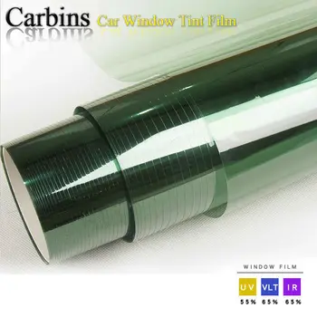 Svetlo Zelena okno odtenek sončne film za avto strani vetrobransko steklo za 0,5*3m