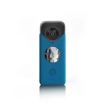 Silikonska Zaščitna torbica Kože Kritje Lupini za Insta360 ENO X2 Vlog Fotoaparat delovanje Fotoaparata Dodatki