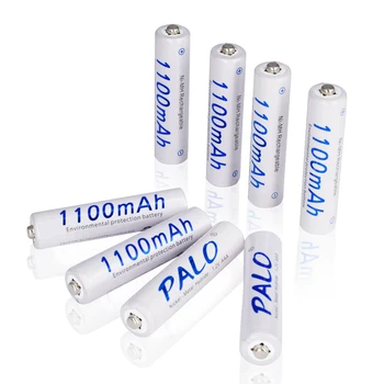 PALO 8 kos 1100mAh 1,2 v AAA polnilne baterije za fotoaparat, MP3, mp4 microphoneplacement baterije