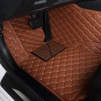 3D avto stopala preproge luksuznega usnja, predpražnike za CHEVROLET Evanda Jopič Cruze Captiva 5seat Aveo Impala Camaro Malibu Monte Carlo