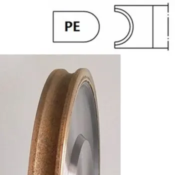 Karo Svinčnik Brušenje Kolo ravno V kota brušenja kolesa Za 3~12 mm steklo Obliko Edger Stroj