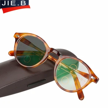 Progresivna očala Prehod sončna Očala Photochromic Obravnavi Očala za Moške, Ženske Presbyopia Očala z dioptrije očal