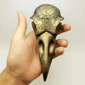 3D vrana bog lobanje silikonsko plesni diy kar mavčni model notranje opreme orodje, fondat čokolada hrana plesni