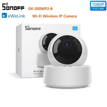 SONOFF GK-200MP2-B 1080P HD eWelink Mini Wifii Kamera Brezžična IP Kamera 360 IR Nočno Vizijo Baby Monitor nadzorne Kamere