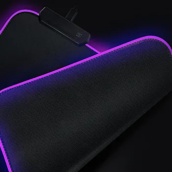 XGZ Star Wars Veliko Svetlobe LED RGB Nepremočljiva Gaming Mouse Pad USB Žična Igralec Mousepad Miši Mat 7 Slepi Barve za Računalnik PC